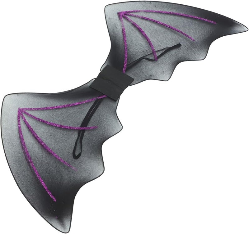 Black Bat Wings Costume Prop For Adults Halloween Cosplay Lightweight Easy Wear - Image 1